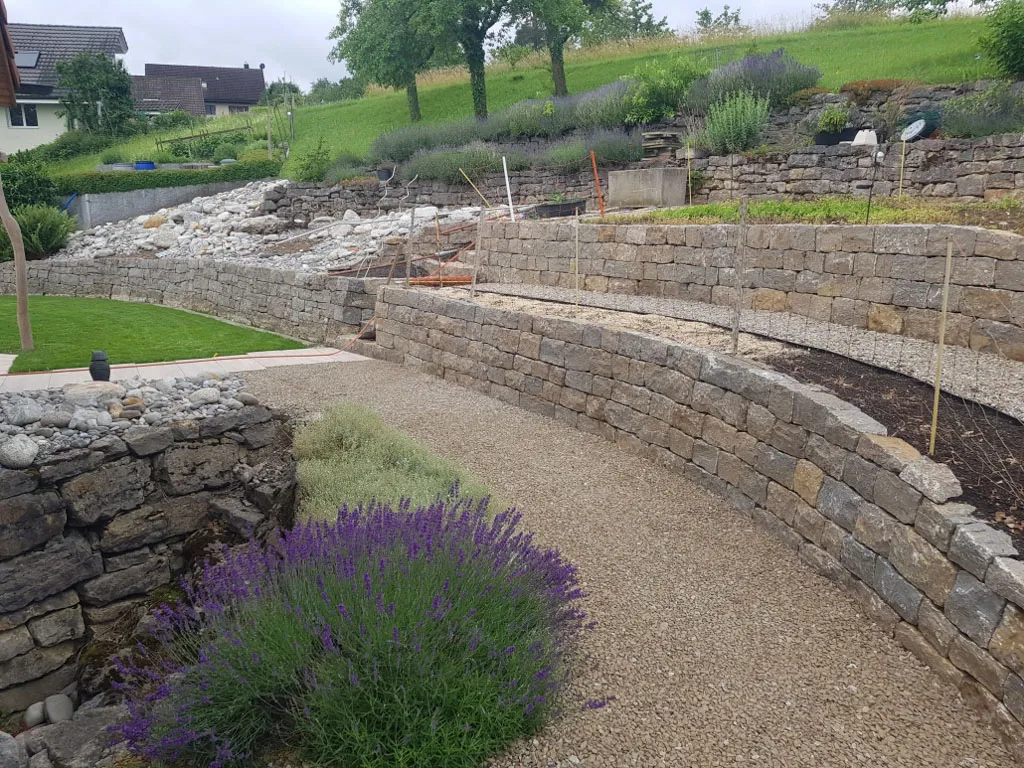 Sacher Gartenbau Mauern